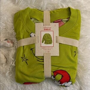 American Eagle PJ set. The Grinch!
